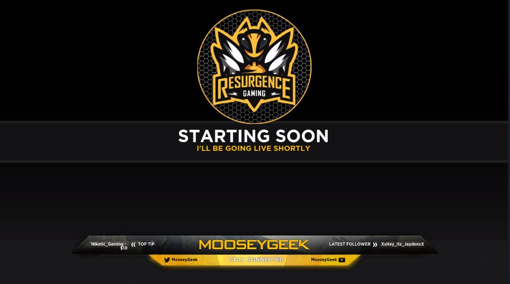 MooseyGeek's tweet image. We are live...quick bonus stream. mixer.com/MooseyGeek #MooseyNation #ForTheHive via @WatchMixer @ResurgeGG