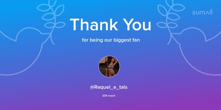 Our biggest fans this week: <a href="/Raquel_e_tals/">Christine Nelson</a>. Thank you! via sumall.com/thankyou?utm_s…