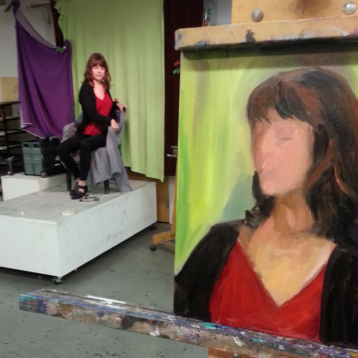 bethyounger2's tweet photo. Speed #paintings by me! Getting composition and applying color #art #Studio #modeling #models #artist #artforsale #EaseOfDoingBusiness https://t.co/C5riHw7XJi