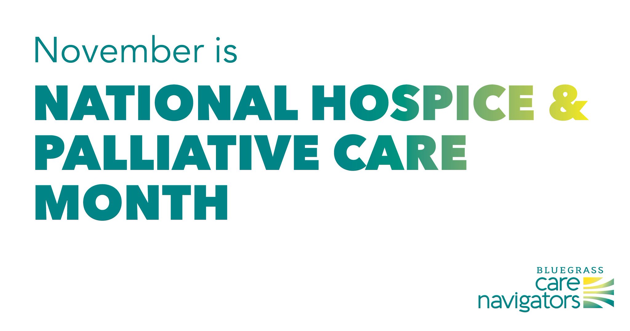 Bgcarenav We Re Celebrating All Month Long For National Hospice And Palliative Care Month During The Month Of November We Ll Be Sharing Important Facts About Hospice And Palliative Care Some Information