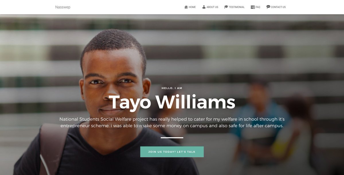 adeniyanadeleke's tweet image. Get started with awesome interface. USING #googlematerialUi #WordPress #getbootstrap #responsive framework. Happy new month demo nasswep.ga