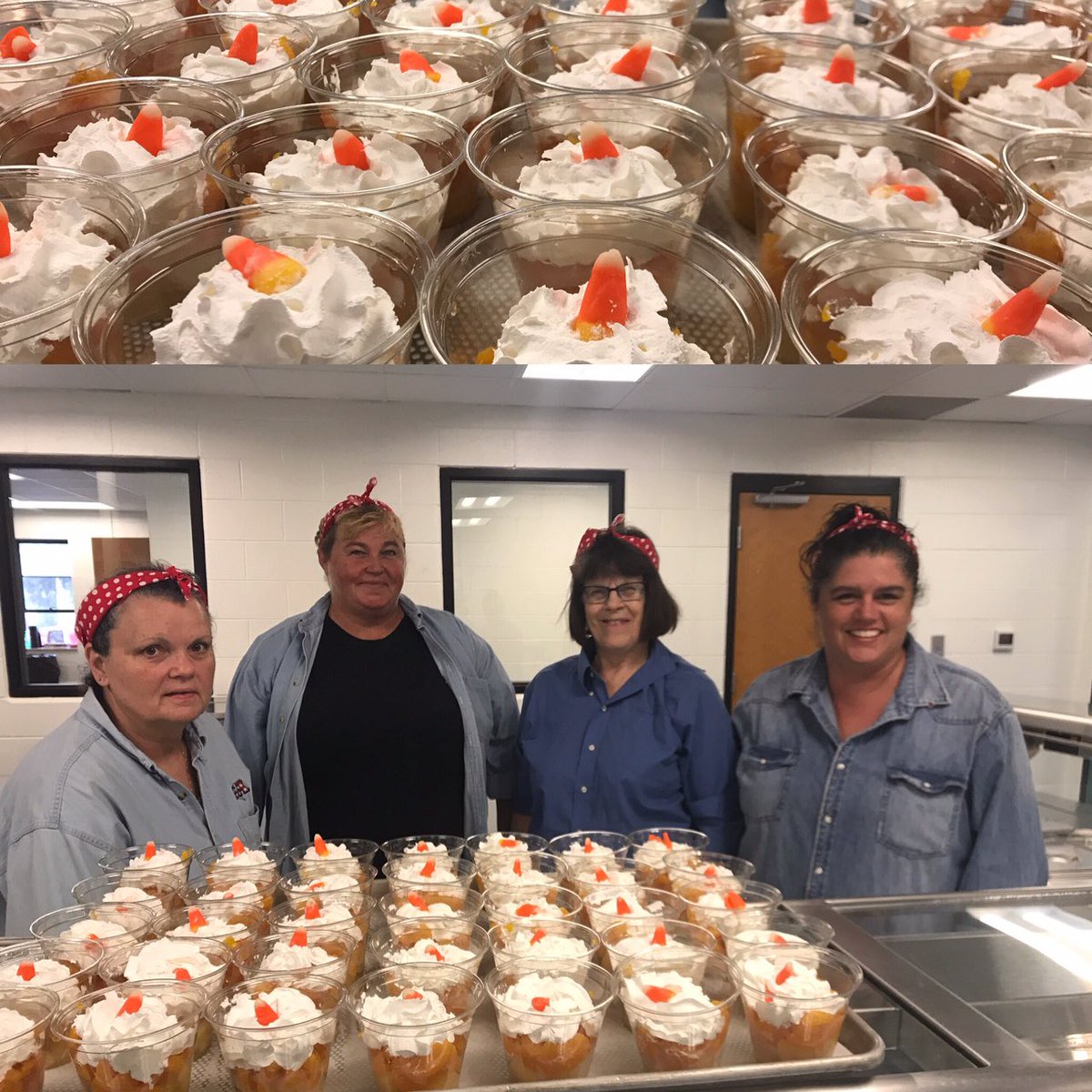 Thanks to the HPE Cafeteria staff for the Halloween fruit dessert!