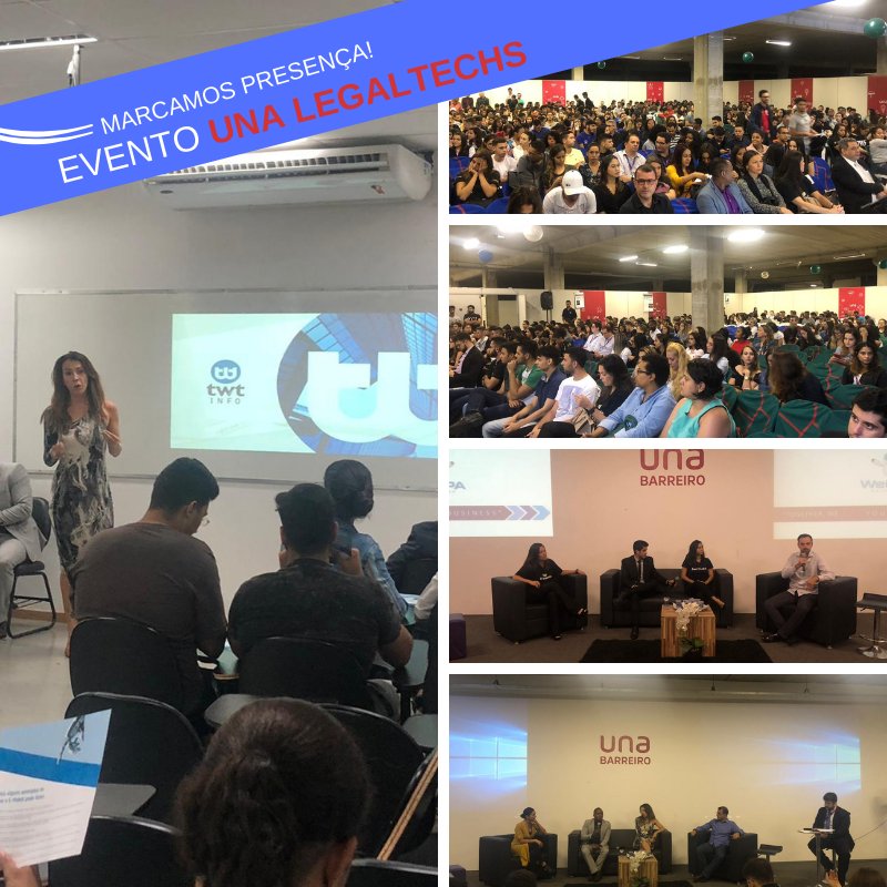 twtsoftware's tweet image. A TWT INFO esteve presente ontem no evento: UNA LEGALTECHS na faculdade UNA Barreiro em Belo Horizonte.

O evento reuniu estudantes e profissionais da área para discutir assuntos ligados às novas tecnologias para a área jurídica.
#TWTInfo #ADVWIN #UNA #Evento #UnaLegaltechs #AB2L
