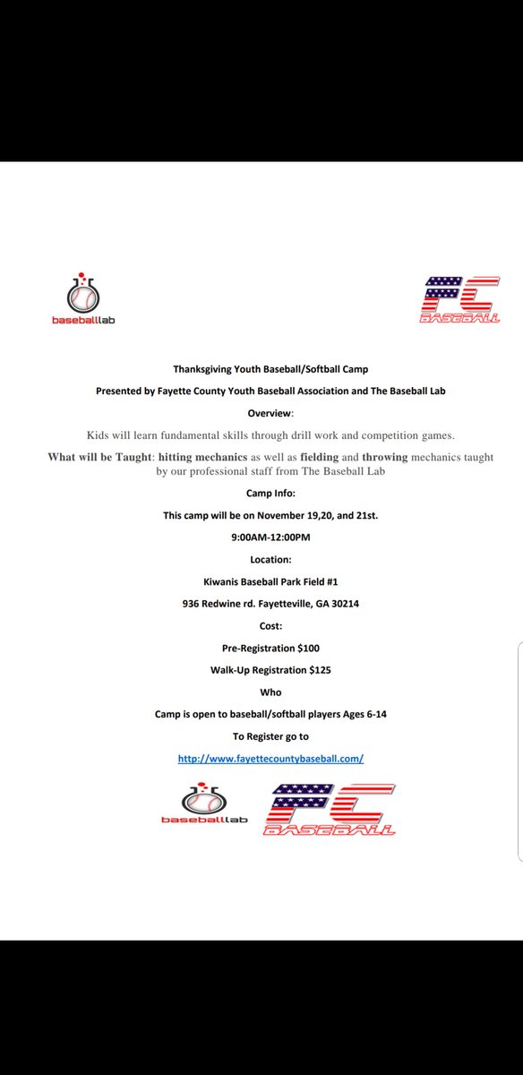 CoachBennett24's tweet photo. 2018 Thanksgiving Baseball Camp

Go to https://t.co/Gx87mlALFi…

Click Register on top right hand corner.

Top Level instruction by Baseball Lab instructors and current local Minor League and college baseball players. @TheBaseball_Lab @maldy34 https://t.co/PQITdzFV5v