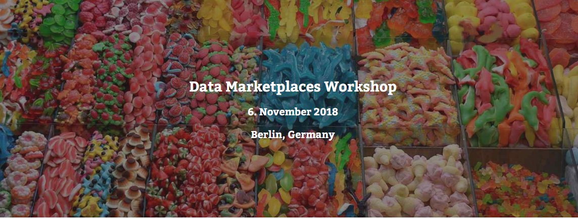 .<a href="/BIG_IoT/">BIG IoT</a>  presenting the Data Marketplaces Workshop, 6. November 2018, Berlin, Germany. More details about Workshop at marketplacesworkshop.big-iot.org