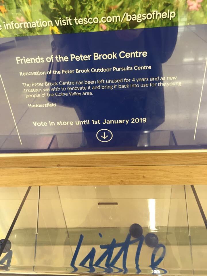 P_BrookCentre's tweet photo. #Voting starts Today! Go to either the main branch of #Huddersfield @Tesco or the mini branches in #Marsh and on #HalifaxRoad up to #AinleyTop roundabout to cast your vote for us. https://t.co/lJNCAHIri5