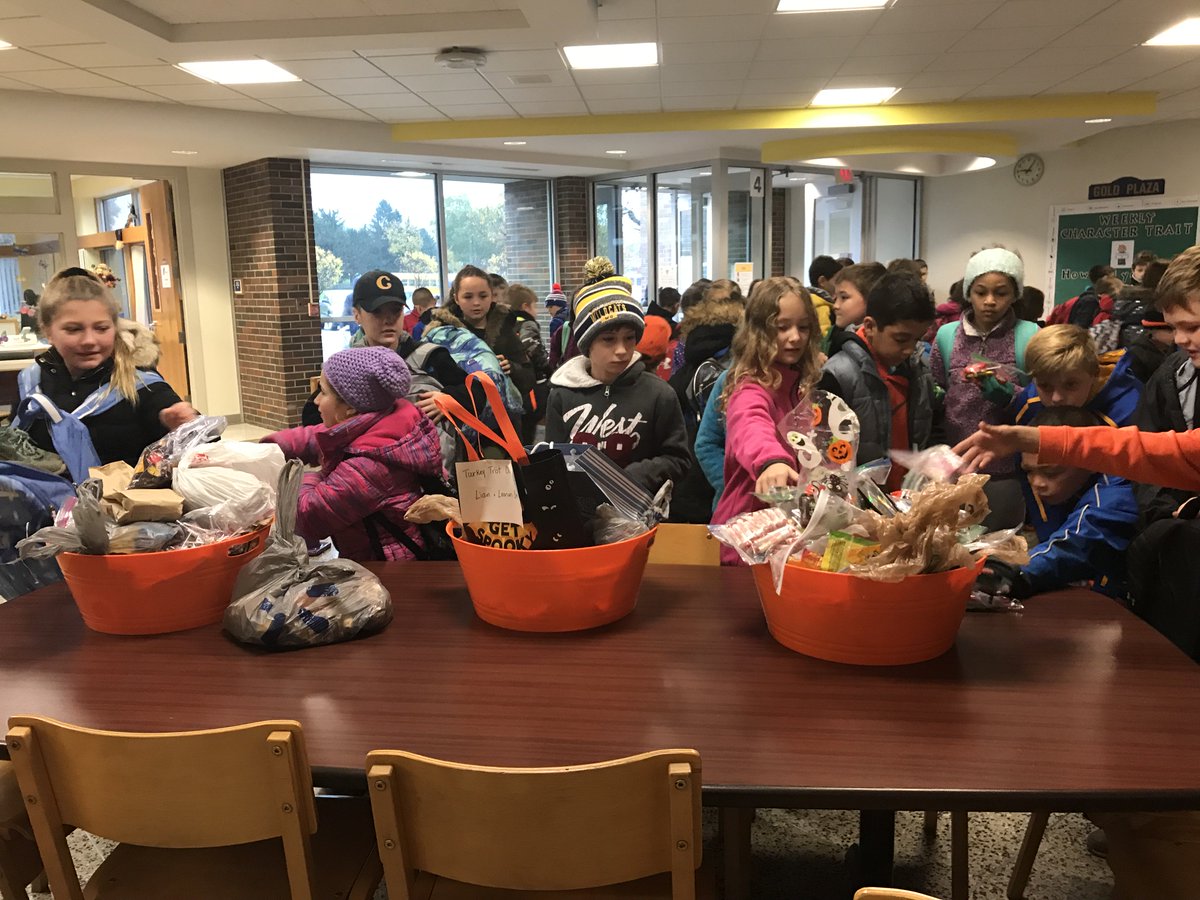 Stonehedge students brought some of their Halloween candy to school to help others. Dr. Paciorek will buy our candy, and the money will be donated to the children at Golisano Children’s Hospital. He donates all the candy to active members of the military and local charities.