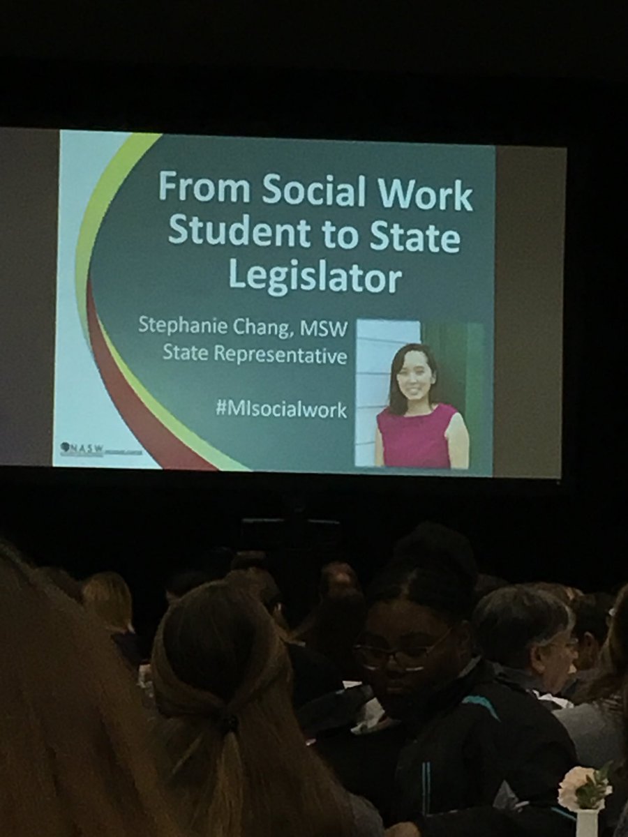 berghoefm's tweet photo. Stephanie Chang, MSW & State Legislator #MIsocialwork #LEAD2018
#NASWMI https://t.co/BYhYz13LGD