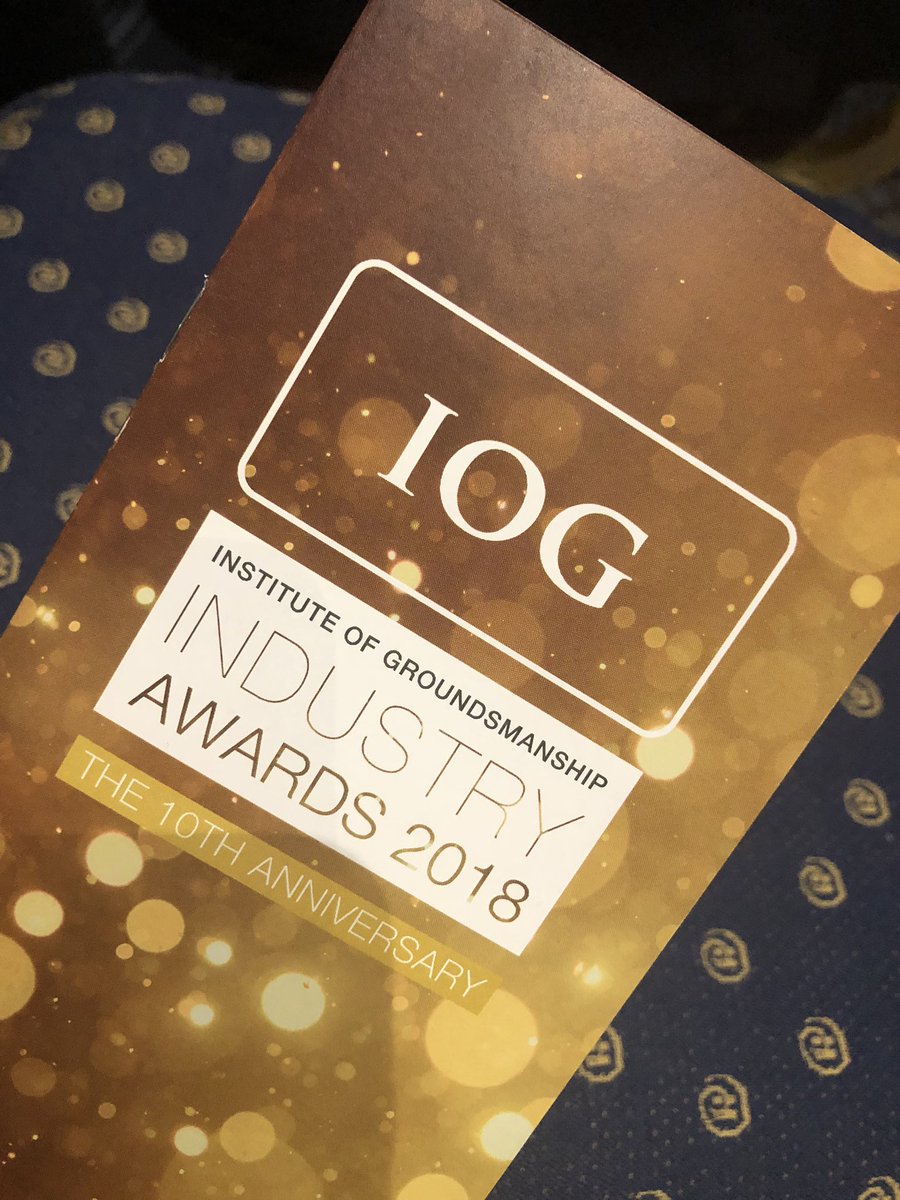 ianmaden's tweet photo. Feel very privileged to have been a guest at this years Institute of Groundsmanship (IOG) awards in Birmingham last night. Thank you @the_iog @jasonbooth1 @geoffwgw247 Very funny @themiltonjones providing the entertainment. https://t.co/hFbl9Q1qUM