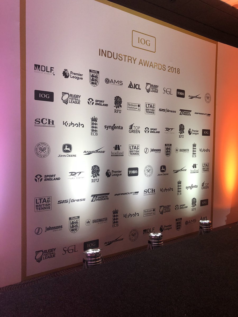 ianmaden's tweet photo. Feel very privileged to have been a guest at this years Institute of Groundsmanship (IOG) awards in Birmingham last night. Thank you @the_iog @jasonbooth1 @geoffwgw247 Very funny @themiltonjones providing the entertainment. https://t.co/hFbl9Q1qUM