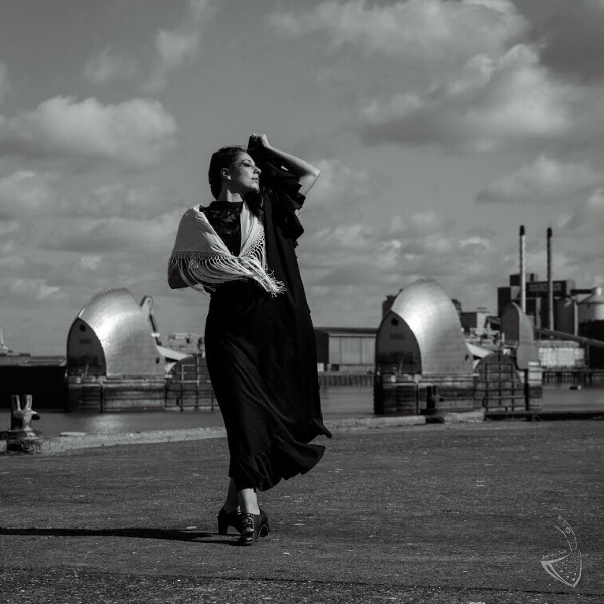 On the 1st of October <a href="/lizmakesphotos/">Liz Gorman</a> and I did this photoshoot. Time to finally share the beautiful results. #newmonth #thamesbarrier #flamencodancer