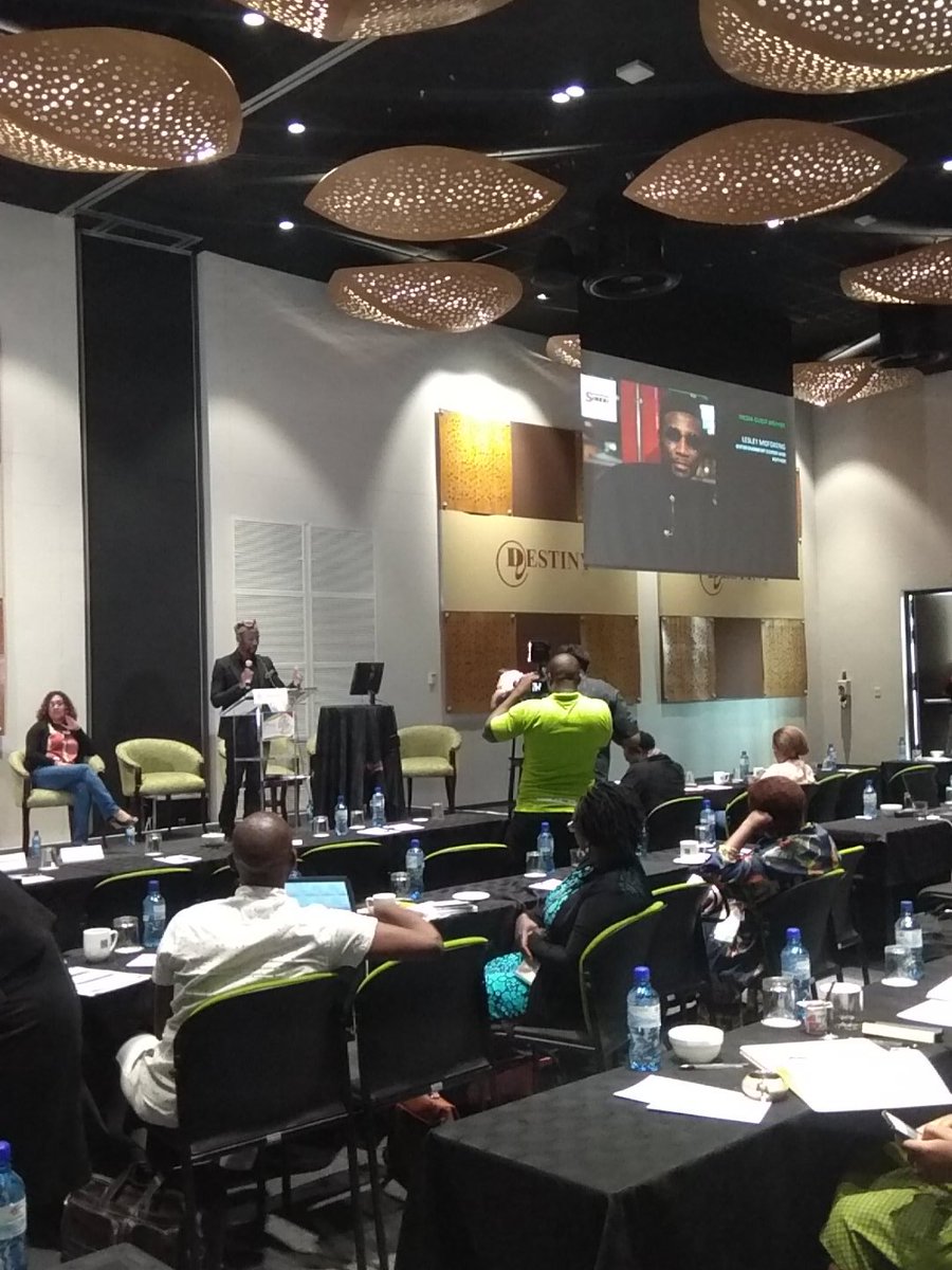 CommsConference's tweet image. Lifestyle editor of The Sowetan Lesley Mofokeng talking about influence and celebrity culture  #CommsConference2018 #commsforchange