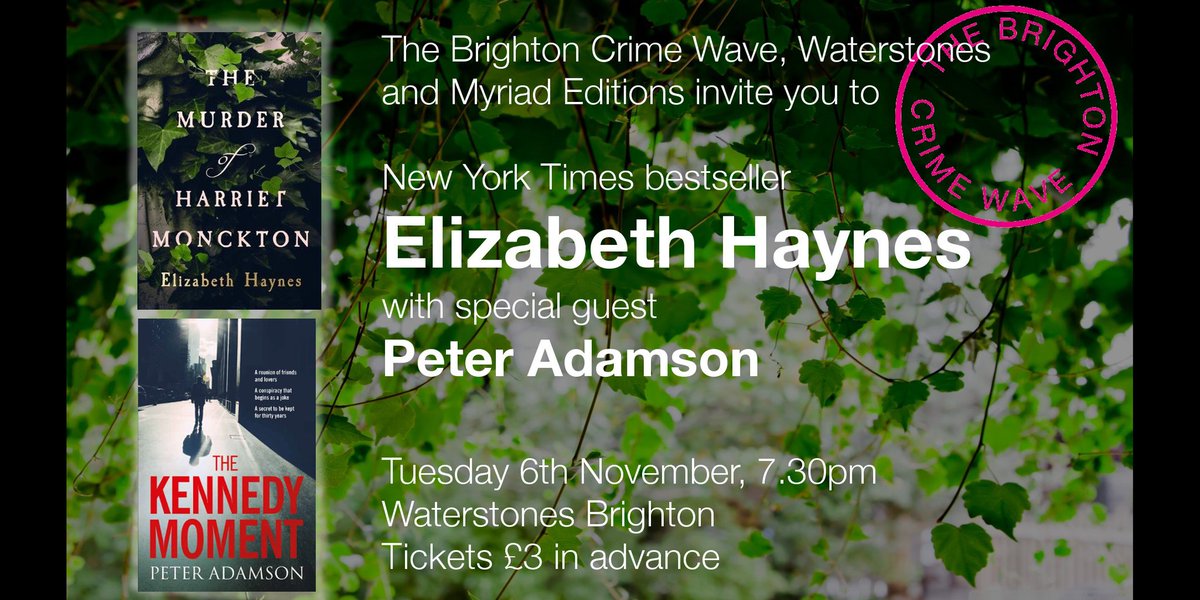 BritCrime's tweet photo. Good #Nanowrimo18 morning, UK! Have you done your words yet? If you are in/near #Brighton, come to @BrightonWstones, 7:30pm, 6 Nov, to meet two crime writers for whom Nano was the path to publication. tickets, £3 here: https://t.co/nj4JnUcDYE @elizjhaynes @Peteradamson46 https://t.co/NnRE3uazt2