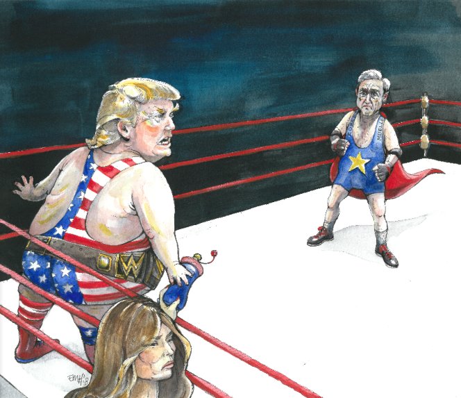 BernieMagazine's tweet image. Vandaag vinden de Amerikaanse congresverkiezingen plaats, tijd voor een stukje satire. 
berniemag.nl/rake-klappen/