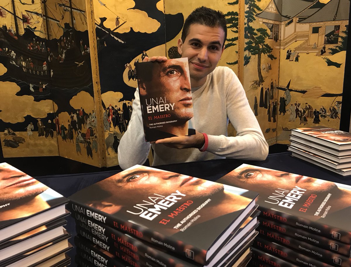 SIGNED BOOKS 

Author <a href="/Romain_Molina/">Romain Molina</a> is here at <a href="/PestanaChelseaB/">PestanaChelseaBridge</a> in London signing books that will be sent out today. 

If you want a signed copy of the authorised biography - order here: bit.ly/EmeryBook