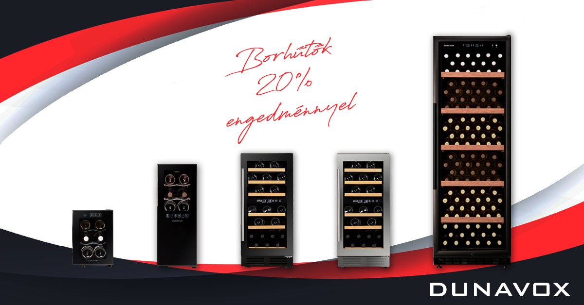 DunavoxHu's tweet photo. Válogass 20% kedvezménnyel akciós borhűtőink közül, a https://t.co/FdzFhe9USe weboldalon! 
Az engedmény csak a megjelölt termékekre vonatkozik, a készlet erejéig. https://t.co/YhvXeqjI9N