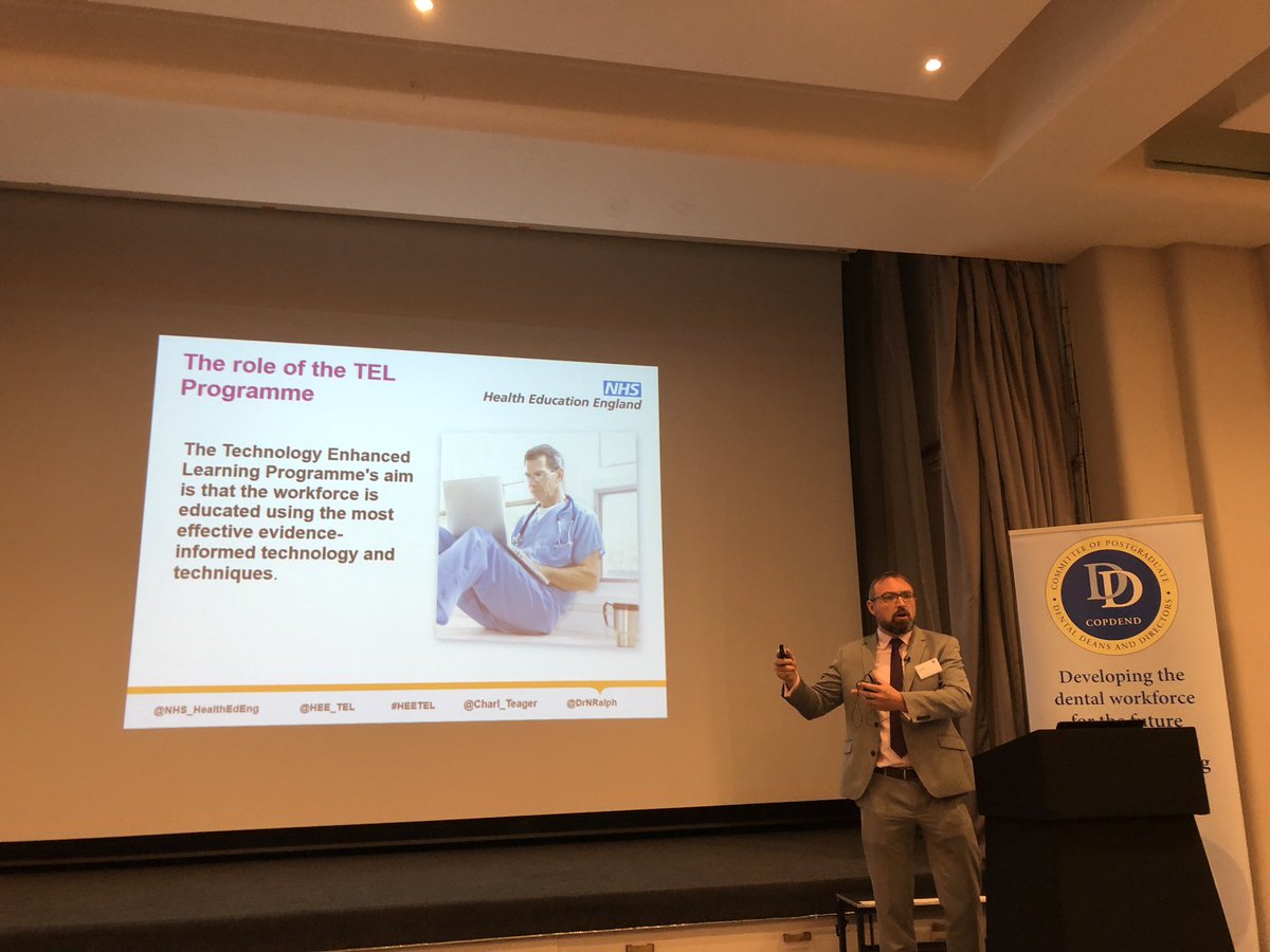 NHSE_TEL's tweet photo. We are presenting at #COPDEND today, it is great to be attending an event where simulation and technology enhanced learning is being demonstrated and discussed https://t.co/BIzGMJWnZp