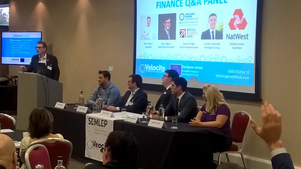 Plenty of questions for the finance panel at #ShowMeSuccess 2018 at StadiumMK and another great awareness event from @VelocityGrowth