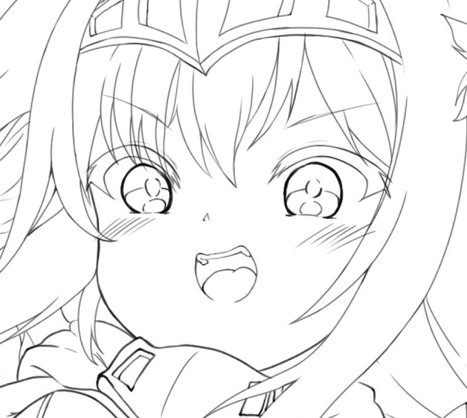 うわ口閉じてるのと閉じてないのどっちにしよう?すんごい迷う
_('ཀ`」 ∠)_ 