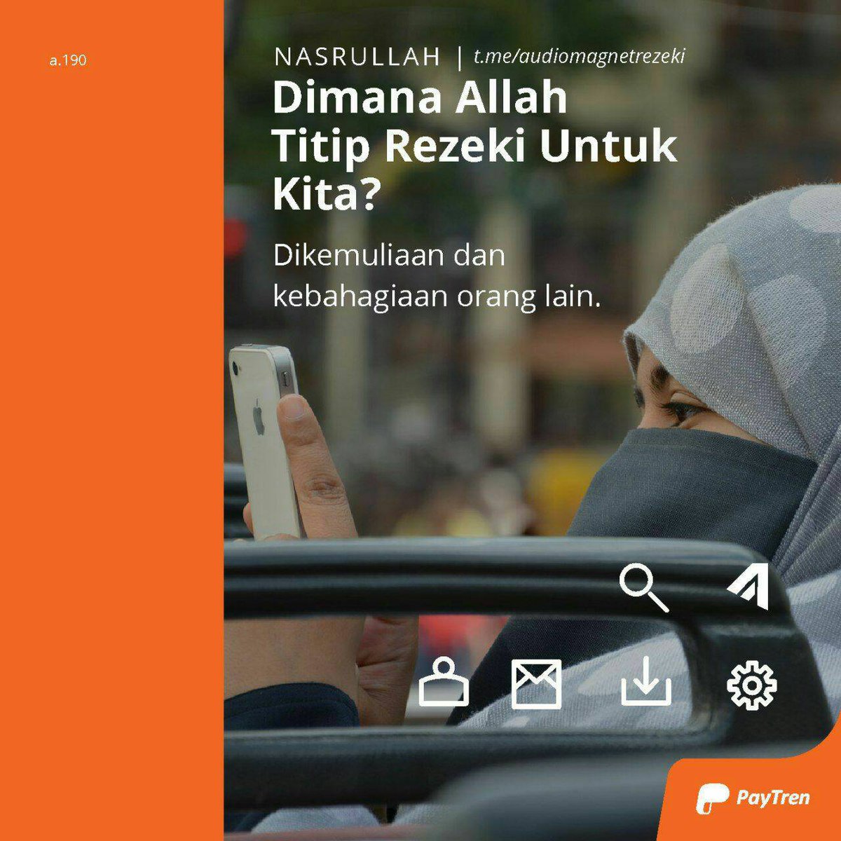 SunaryaAjiz's tweet photo. Tugas kita bahagiakan, muliakan, sukseskan orang lain. InsyaAllah rezeki datang dengan sendirinya. 

Info PayTren :📱081294982577 https://t.co/agHn1LDIbj