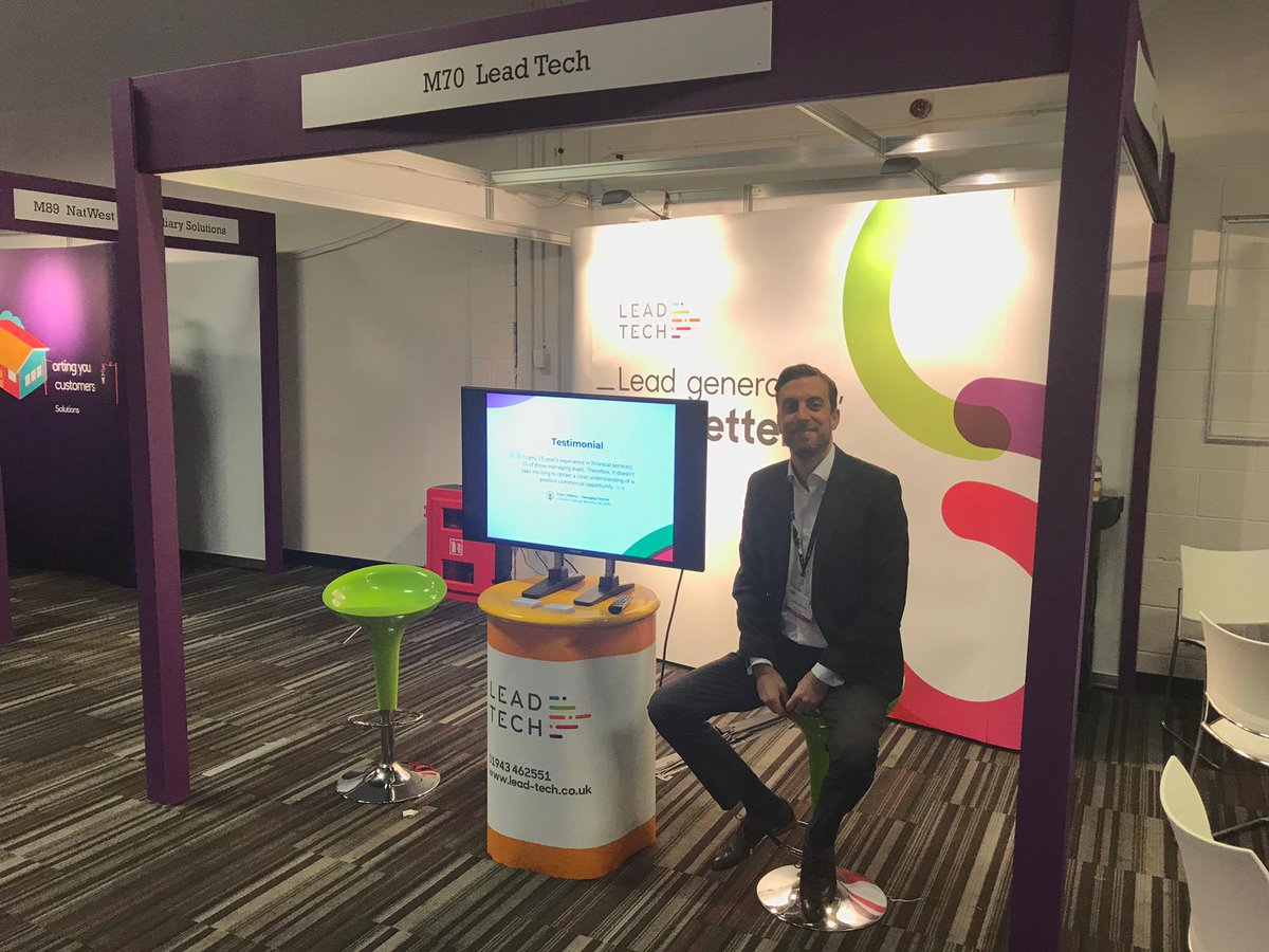 LifeatLeadTech's tweet image. Come and see us at Financial Services Expo Midland 2018 today! @RicohArena 
Dan and Mike, our Business Development Managers are on stand M70. #financialservices #fsemidlands #marketing #leadgeneration #loveourleads #leadtech