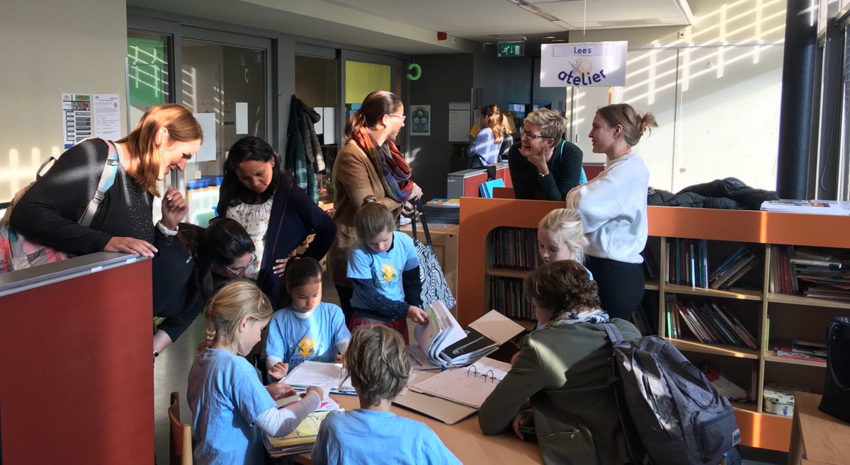 Start van tweedaagse met #Ontdekrijk Capelle is op <a href="/campuscolumbus/">Campus Columbus</a> waar kinderen oa hun #Portfoliocyclus uitleggen.