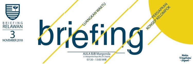 KI_Depok's tweet photo. Tak terasa Hari Inspirasi semakin dekat. Bagaimana persiapan kalian Kakak-Kakak relawan? https://t.co/SGuSXNyV6U