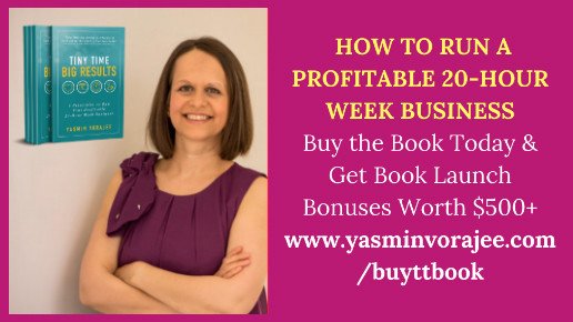 BizRocksWomen's tweet image. Tiny Time Big Results By Yasmin Vorajee bizrocks.me/yasmin-results @TinyTimeWithYas #TinyTimeBigResults #BusinessBook #DigitalMarketing for #WomeninBiz