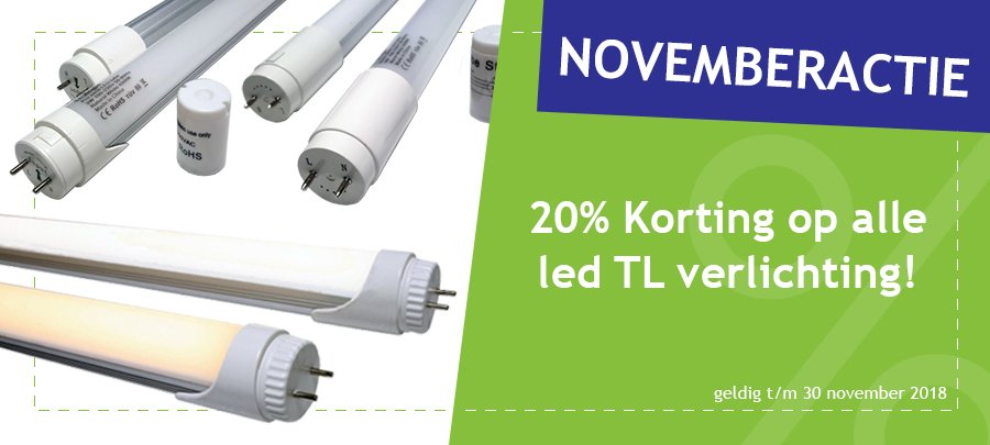 EcoBright_led's tweet photo. Alleen in november: 20% Korting op alle led TL verlichting!💡👌
https://t.co/UH5TF8R6G7 https://t.co/s098e8t9eF