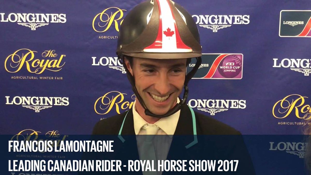 #TBT Last year François Lamontagne was awarded Leading Canadian Rider Award for 2017 #RoyalHorseShow goo.gl/jsvK47