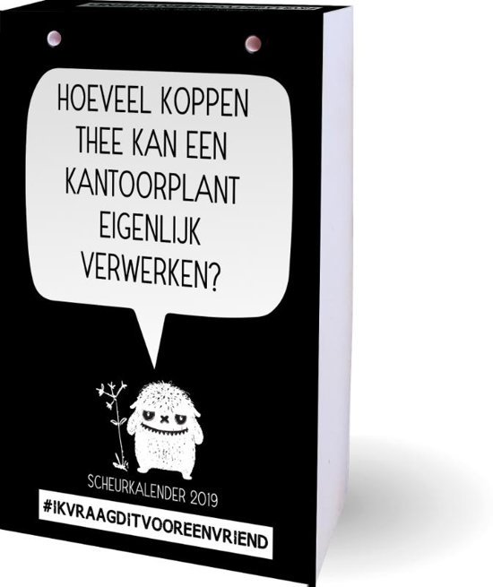 Ideaal voor in je schoen of onder de boom: bit.ly/2Q6WLWG #Ikvraagditvooreenvriend #scheurkalender