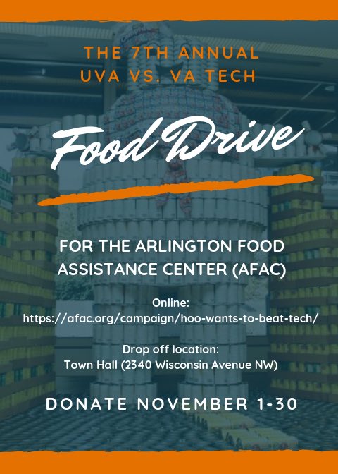 DCHoos's tweet photo. Launching our food drive competition today! Donate all through November to a great cause @AFACfeeds #dchoos #giveback #dogood https://t.co/X4eH2cvivV