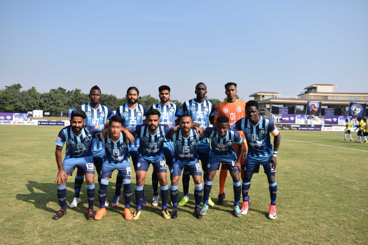 minervapunjabfc's tweet photo. 📸 Clicks from our Round 2️⃣ encounter played against @realkashmirfc at the battlefield yesterday 🏟⚽️ #chakdephatte #MPFCRKFC https://t.co/v6yKbW0wed