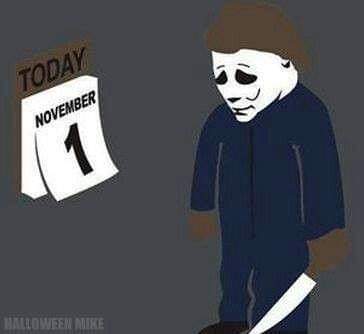 PopHorrorNews's tweet image. When that post #Halloween Holiday depression sets in...