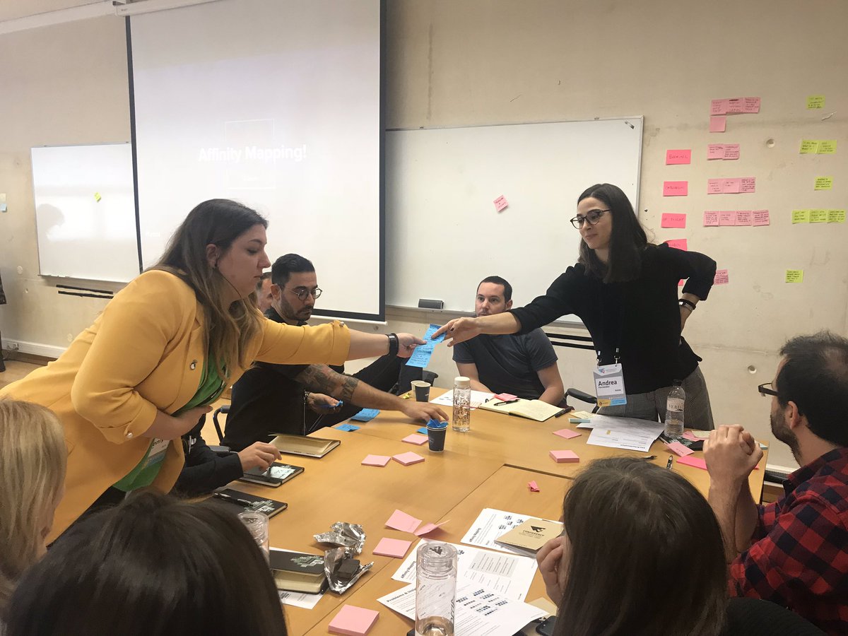 pauajusa's tweet image. So many great people in our workshop today rocking  #userinterviews and #affinitymap. And it’s only half time! @ProductizedConf #pivotallabs