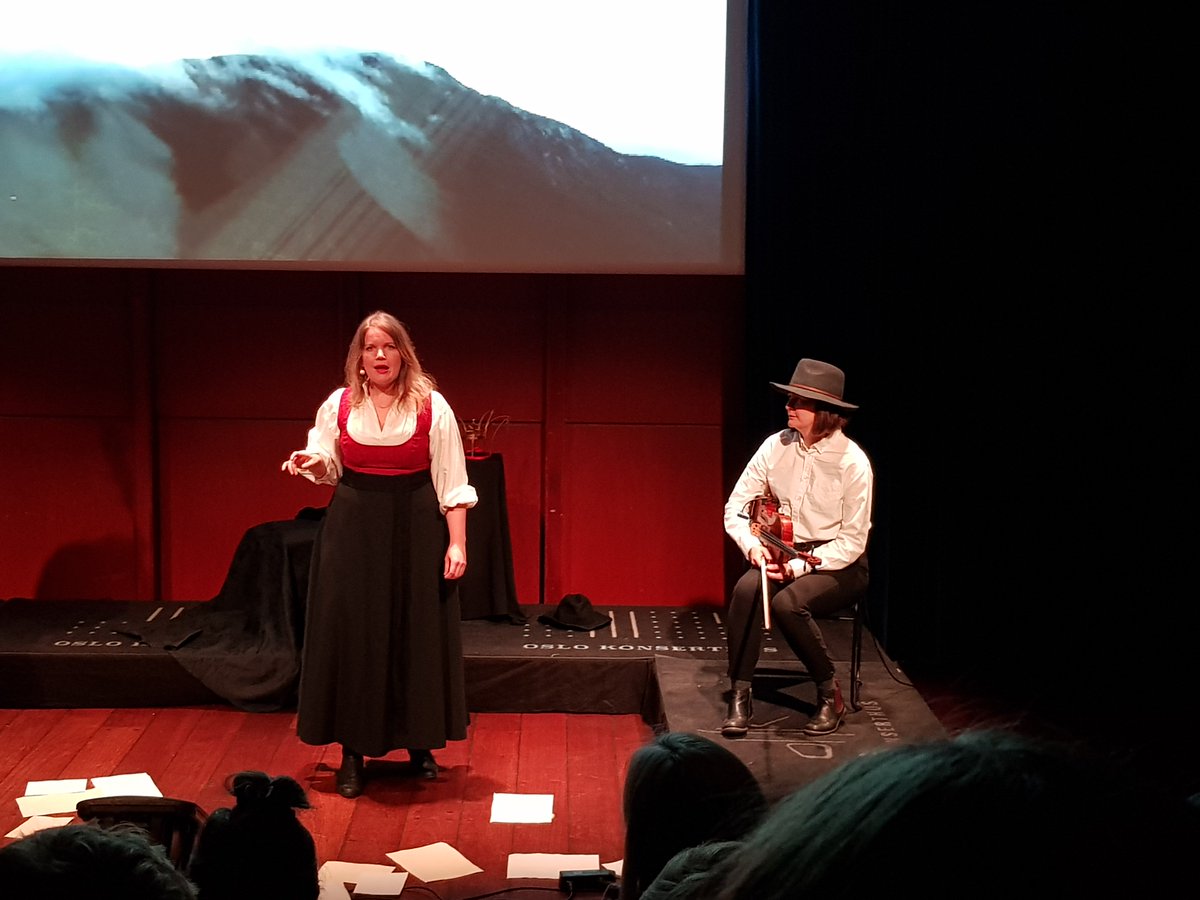 Humanistskolen's tweet photo. Flott oppsetning på Konserthuset om Guro Heddelid, som går rett inn i nasjonalromantikkens kjerne. https://t.co/ovZIpvRtW2