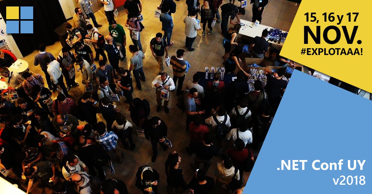 NETConfUY's tweet image. 📣3er Batch abierto para conseguir entradas gratuitas 😱 150 entradas disponibles🎟️🎟️ ➡️uy.netconf.global/#register