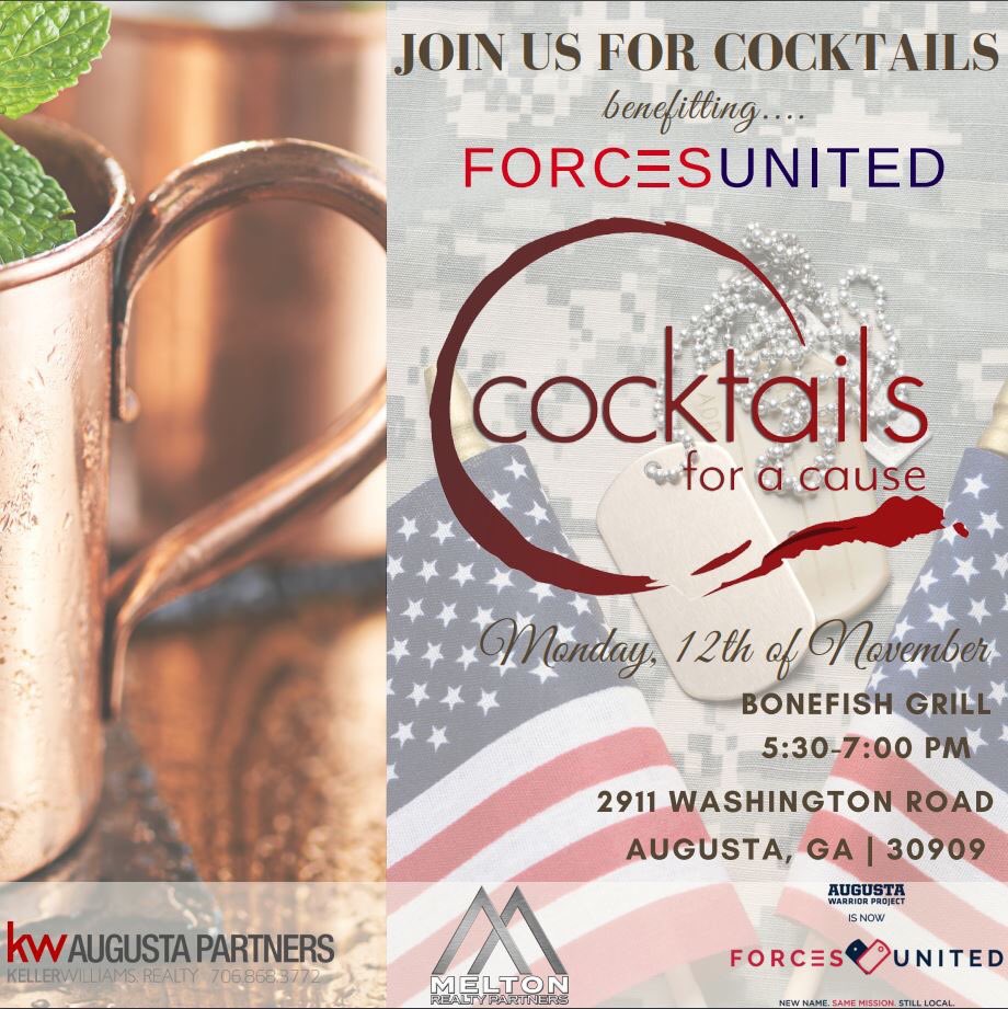 We’d like to invite everyone to this event to benefit ForcesUnited. It’s a great networking and fellowship opportunity and for only $10 per person, it’s a fantastic chance to support our local Veterans. If you’d like more info, click on the link below. 

facebook.com/events/1154299…