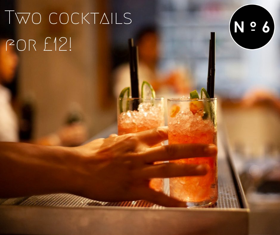 Thursday is the new Friday!? We're back open from 6:00pm this evening, ready to start the weekend early with two cocktails for just £12! 🍸

Reserve your space by calling 01792 480791 or by sending us a message. 👌🏻