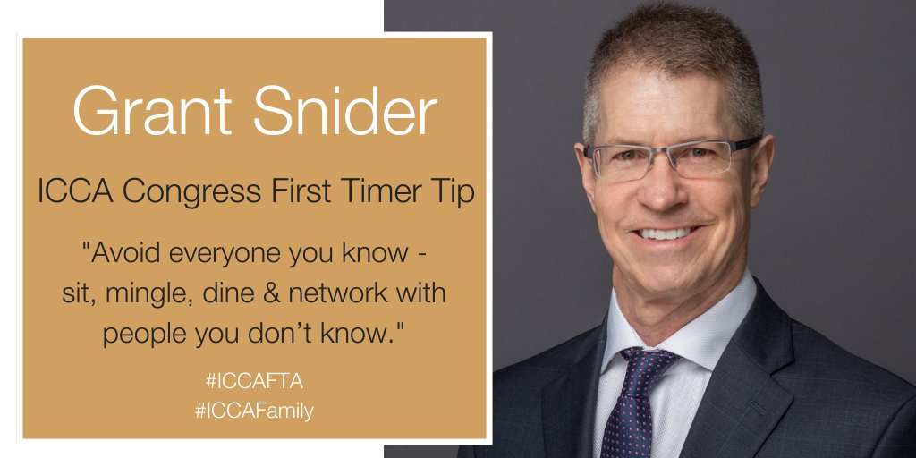 snider_grant's tweet photo. Honored to be attending the @ICCAWorld  Congress this year in Dubai as a First Time Attendee (FTA) mentor. Check out my first-timer tip below.
#ICCAFTA #ICCAFamily https://t.co/w6atg5fuoG