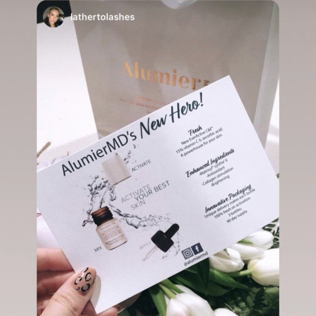 Media Repost @lathertolashes sharing some love for our EverActive C&amp;E. #alumiermd #activateyourbestskin #alumierlove #healthyskin #skinhealth