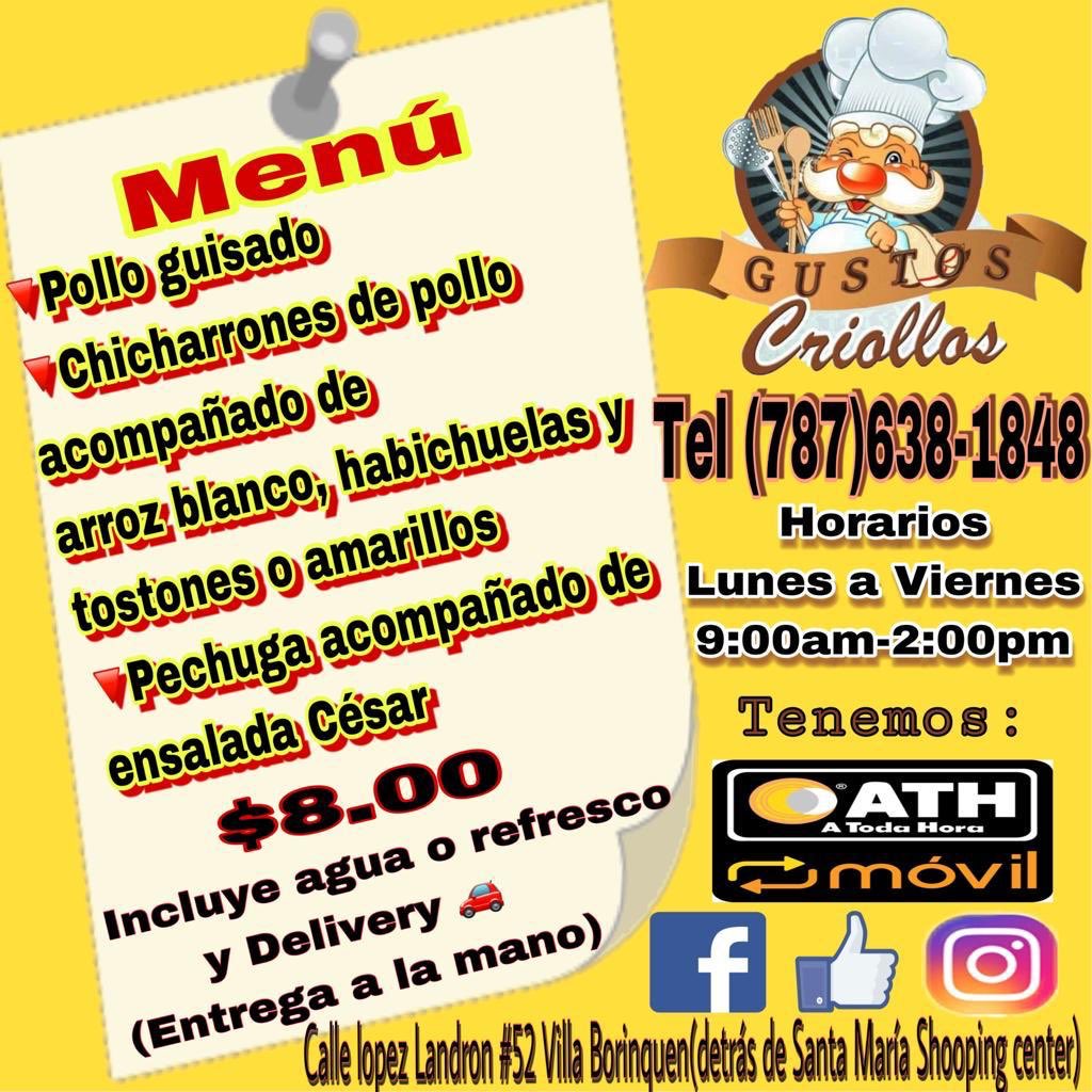 Titanicmusic's tweet photo. Ya puedes ordenar tu almuerzo de hoy 787-638-1848 entrega a tu mano 🤚 gratis https://t.co/Mc43fXpVFa