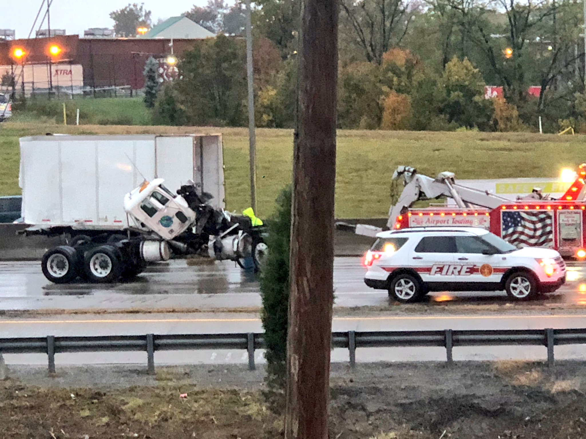Robert Guaderrama on Twitter "LOOK Semitruck wreck has SB71/75