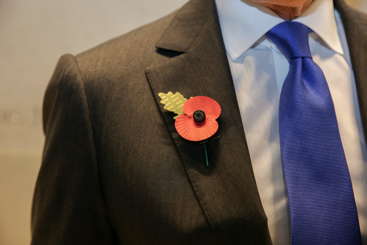 Wearing my poppy with pride. #LondonPoppyDay