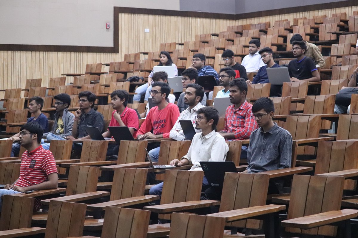 PyDataGN's tweet image. Here are some pics of our 2nd Meet. 😃
Thanks to Mr. Trishul Parmar for being our 🎹🗒️ 🔉!!
Huge shout out to @nipun_batra for helping us organize the meet and taking the hands-on session on numpy!
Visit us at meetu.ps/c/42RRh/GQ1NS/d for updates and join us the next time!!