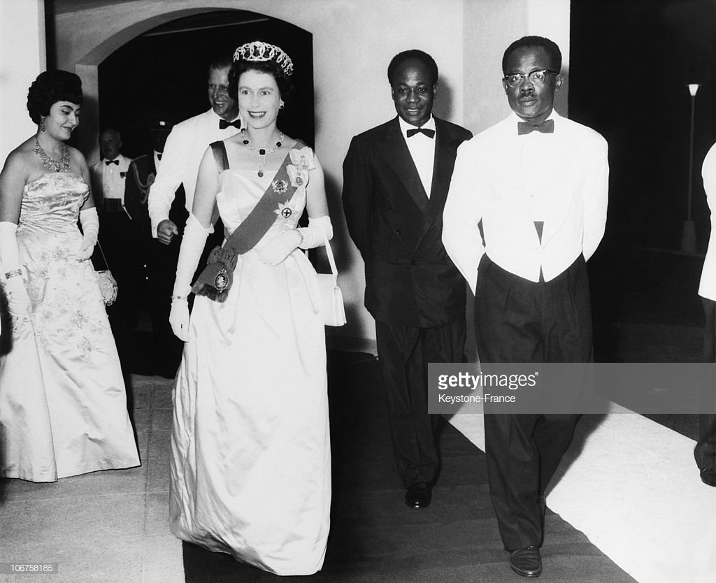 On 18th November 1961, Queen Elizabeth II danced with Ghanaian president  Kwame Nkrumah at a farewell ball held at State House, Accra. They, and the  Duke, By Ghana Facts & History