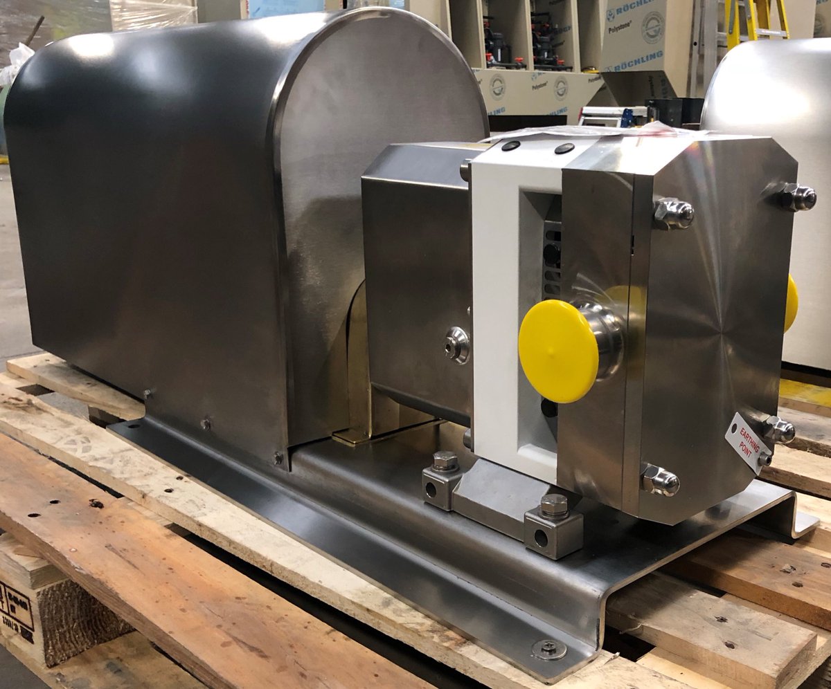 npsengineering's tweet image. An example of our #hygienic Sterilobe rotary lobe pumps fully baseplated units awaiting packaging and shipment. NPS are one of the largest worldwide distributors for Wrightflow Technologies, formerly Johnson Pump Uk selling into the #food &amp;amp; #pharma sectors