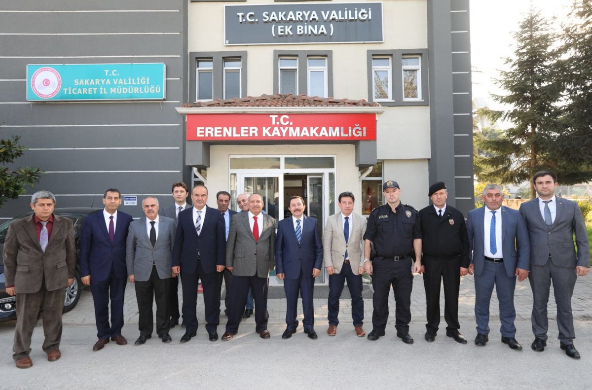 Veda ziyaretinde bulunduğumuz Erenler Kaymakamı Salih Karabulut’a güzel dilekleri için teşekkür ediyorum.