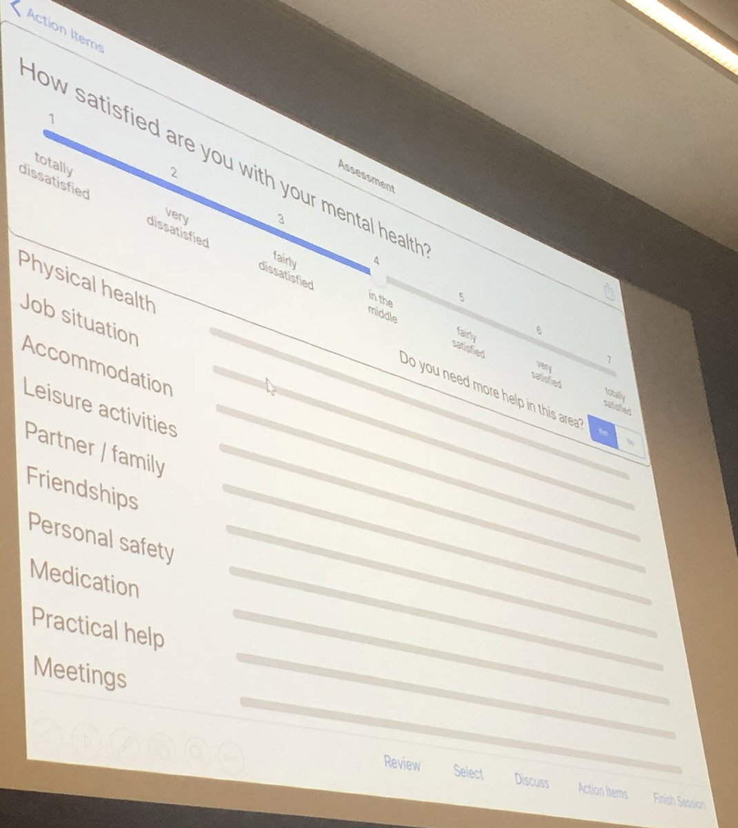 skalidindi1's tweet photo. @stefanpriebe presents his fantastic #DIALOG+ that effectively supports Service Users 2 improve quality of life throughout + cost savings over 1 year.Why?Addresses Pt concerns,empowering pts,helps with communication-2/3 actions 4 patients+Higher satisfaction 4 clinicians #CPAconf https://t.co/DS9d0a1uHx