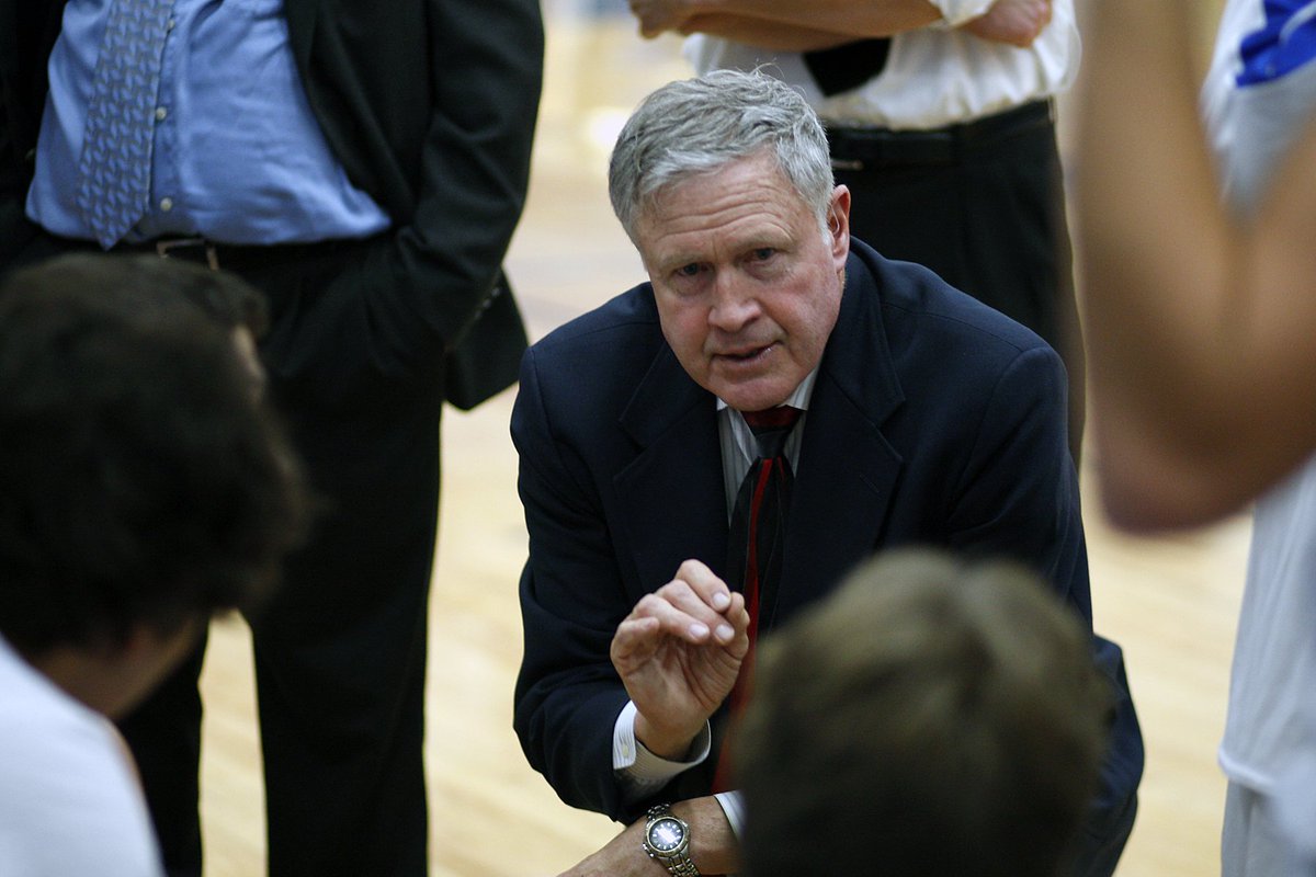 WRHSBoysHoops's tweet photo. The WRHS basketball family is saddened at the passing of Coach Ladley.  The examples he set on and off the court are the measuring stick to which our program works to live up to each day.  He will continue to be remembered each time our teams walk into the Ed Ladley Gym at WRHS https://t.co/9aRWOa8a7V